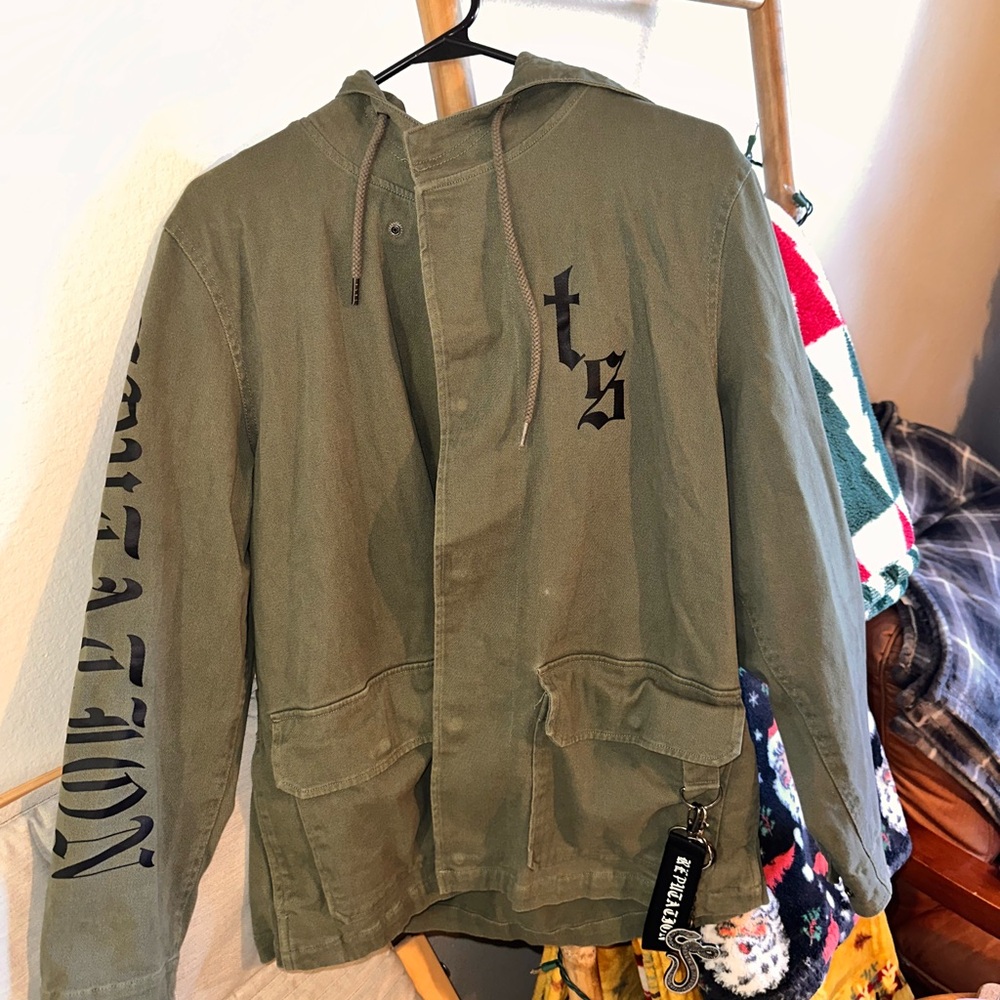 Taylor Swift Reputation Army Jacket Green